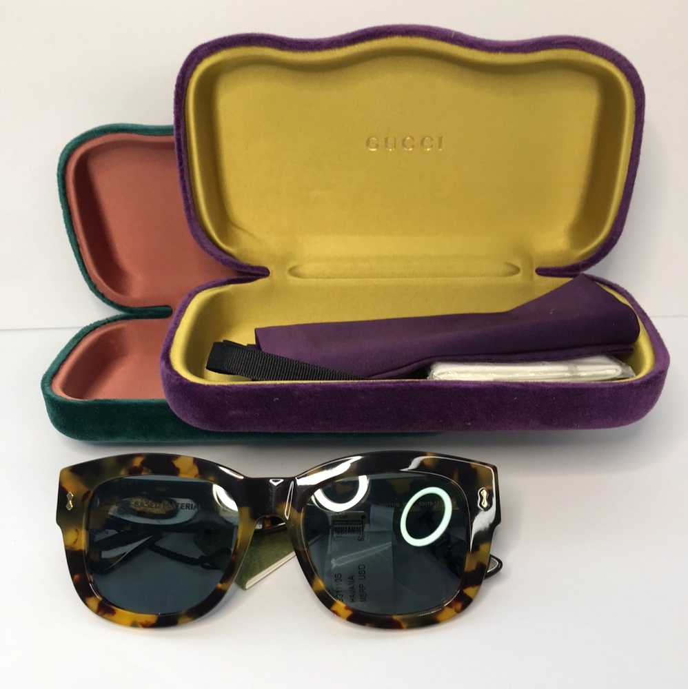 💯 Original GUCCIGG1110S-003 53 Sunglass MAN BIO ACETATESunglasses - Picture 10 of 13